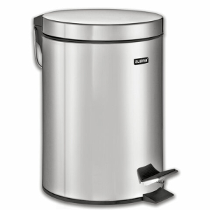 Ведро мусорное с педалью 20 литров "Classic", ЗЕРКАЛЬНОЕ, нержавеющая сталь, со съемным внутренним ведром, LAIMA. 232262 ― Кнопкару. Саранск