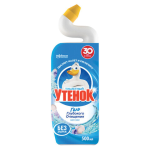 Средство для уборки туалета 500 мл, ТУАЛЕТНЫЙ УТЕНОК "Морской". 600328 ― Кнопкару. Саранск