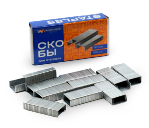 Скобы Workmate №24/6, оцинкованные, 1000 штук в упаковке. 14-2211 ― Кнопкару. Саранск