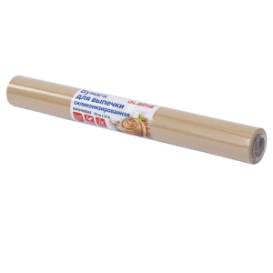 Бумага для выпечки силиконизированная, пергамент 38 см х 25 м, цвет коричневый, LAIMA, CH. 609583 ― Кнопкару. Саранск