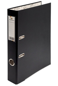 Папка-регистратор Workmate 50 мм, ПВХ, металлический уголок, собранная, черная. 15-1271 ― Кнопкару. Саранск