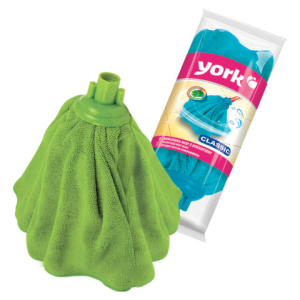 Насадка МОП "ЮБОЧКА" для швабры, еврорезьба, микрофибра, 24 см, 93 г, YORK, 77060. 608394 ― Кнопкару. Саранск