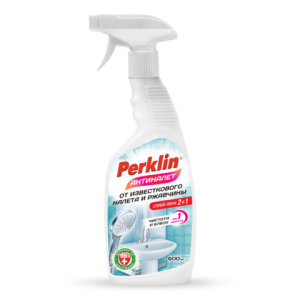 Средство для чистки сантехники кислотное ЧИСТОТА И БЛЕСК 600мл PERKLIN АНТИНАЛЕТ. 702400 ― Кнопкару. Саранск