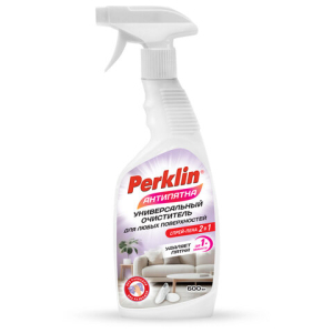 Универсальный пенный ОЧИСТИТЕЛЬ для любых поверхностей 600мл PERKLIN АНТИПЯТНА. 702407 ― Кнопкару. Саранск