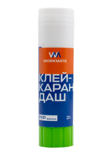 Клей-карандаш Workmate с улучшенной формулой PVP, 21 г. 15-0652 ― Кнопкару. Саранск