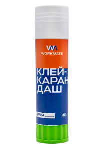 Клей-карандаш Workmate с улучшенной формулой PVP, 40 г. 15-0654 ― Кнопкару. Саранск