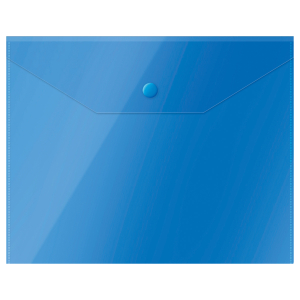 Пaпка-конверт Workmate на кнопке, А4, 180 мкм, синяя. 15-8822 ― Кнопкару. Саранск