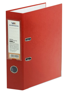 Папка-регистратор Workmate 75 мм, ПП, красная, карман, с металлической окантовкой. 15-8108 ― Кнопкару. Саранск