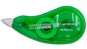 Лента корректирующая Workmate 5 мм х 8 м, зеленый прозрачный корпус. 15-6272 ― Кнопкару. Саранск