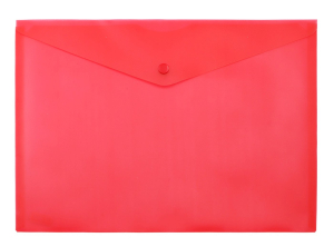 Пaпка-конверт на кнопке Workmate А4, 180 мкм, красная. 15-6239 ― Кнопкару. Саранск