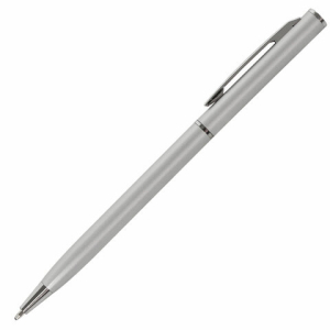 Ручка подарочная шариковая BRAUBERG "Delicate Silver", корпус серебристый, узел 1 мм, линия письма 0,7 мм, синяя. 141401 ― Кнопкару. Саранск