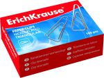Скрепки металлические никелированные ErichKrause треугольные, 25мм. 24869