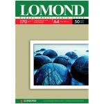 Фотобумага А4 для стр. принтеров Lomond, 170г/м2 (50л) глянцевая односторонняя. 0102142, 159555