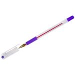 Ручка шариковая MunHwa "MC Gold" фиолетовая, 0,5мм, грип, штрих-код. BMC-09, 235080
