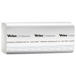 Полотенца бумажные лист. Veiro Professional "Comfort"(V-сл), 2-слойные, 200л/пач., 21*21,6, белые. KV205, 220148, 129535