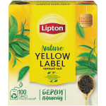 Чай Lipton "Yellow Label", черный, 100 пак.