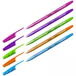 Ручка шариковая Berlingo "Tribase Neon" синяя, 0,7мм, корпус ассорти. CBp_70932,265896 ― Кнопкару. Саранск