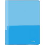 Папка-уголок Berlingo, А4, 180мкм, 2 внутренних кармана, прозрачная синяя. AGp_04002,287524