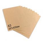 Крафт-бумага для упаковки А3 OfficeSpace, 100л., 78г/м2. 319716