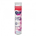 Ватные диски КОМПЛЕКТ 150 шт., AURA, двусторонние. 6355, 6447
