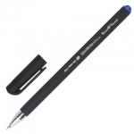Ручка шариковая BRUNO VISCONTI "SlimWrite", "Black", СИНЯЯ, корпус черный, узел 0,5 мм, линия письма 0,3 мм, 20-0009, 142911