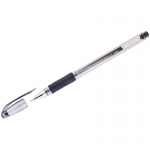Ручка гелевая черная 0,7мм Crown "Hi-Jell Needle Grip" Арт.HJR-500RNB
