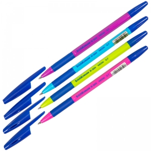 Ручка шариковая ErichKrause R-301 Neon Stick&Grip 0.7, цвет чернил синий. 42751 ― Кнопкару. Саранск