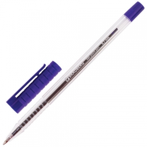 Ручка шариковая синяя 0,7мм BRAUBERG "Flash" Арт. 141031 ― Кнопкару. Саранск
