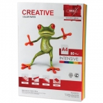 Бумага цветная CREATIVE color, А4, 80 г/м2, 100 л., (5 цветов х 20 л.), микс интенсив, БИpr-100r. 110504