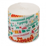 Бумага туалетная бытовая, 25 м, без втулки (супер-эконом), М-20. 126554