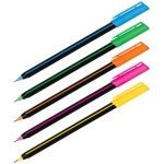 Ручка шариковая синяя 0,7мм, Luxor "Stick Soft Touch". Арт.19700/50BX