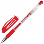 Ручка гелевая красная 0,35мм BRAUBERG "Geller" Арт. 141181