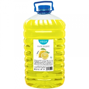 Мыло жидкое Vega "Лимон", ПЭТ, 5л. 314225 ― Кнопкару. Саранск