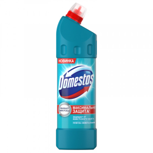 Чистящее средство 1 л, DOMESTOS (Доместос) "Свежесть Атлантики", с отбеливающим эффектом. 600580 ― Кнопкару. Саранск