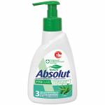 Мыло-крем жидкое Absolut, "Алоэ", антибактериальное, с дозатором, 250мл. Арт. 4601313007418