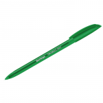 Ручка шариковая Berlingo "Triangle 100T" зеленая, 0,7мм, трехгран., игольчатый стержень. CBp_07109, 255136