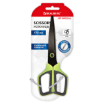 Ножницы BRAUBERG "JET Special", салатовые, 175 мм, 3-сторонняя заточка, тефлоновое покрытие. 238851
