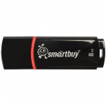 Память Smart Buy "Crown" 8GB, USB 2.0 Flash Drive, черный. SB8GBCRW-K, 227878