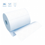 Полотенца бумажные в рулонах OfficeClean (M1), 1-слойные, 280м/рул., ЦВ, ультрадлина, перфорац., белые. 262647