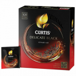 Чай Curtis "Delicate Black", черный, цветочные оттенки во вкусе, 100 пакетиков по 1.7г. 101014, 355028