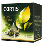 Чай Curtis "Hugo Coctail" зеленый в пирамидках, 20 шт.  