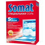 Соль для посудомоечных машин Somat, 1,5кг. Арт. 9000101401516
