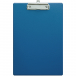 Папка-планшет OfficeSpace, с верхним прижимом, А4, 22,8х31,8 см, синяя. Арт. ПСЗ4_68953