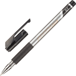 Ручка шариковая черная 0,7мм Deli "Arrow", грип. Арт. 1407865