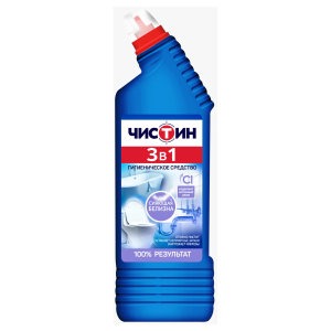 Чистящее средство санитарно-гигиеническое Чистин 3в1, активный хлор, 750мл. 228818 ― Кнопкару. Саранск