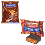 Конфеты шоколадные БАБАЕВСКИЙ "Наслаждение", мягкая карамель с орехами, 250 г, пакет. ББ10589