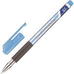 Ручка шариковая синяя 0,7мм Deli "Arrow", грип. Арт. 1407866