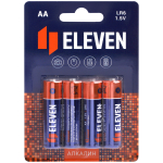 Батарейка Eleven AA (LR6) алкалиновая, BC4.301748