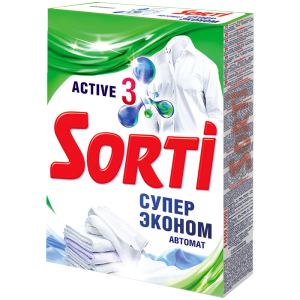 Порошок для машинной стирки Sorti "Супер Эконом", 350г.284956 ― Кнопкару. Саранск