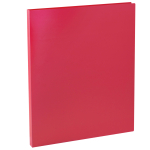 Папка с боковым зажимом OfficeSpace А4, 14мм, 450мкм, пластик, красная. FC3_312, 158506